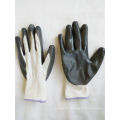 13G Polyester Shell Nitrile Coated Safety Work Gloves (N6007)